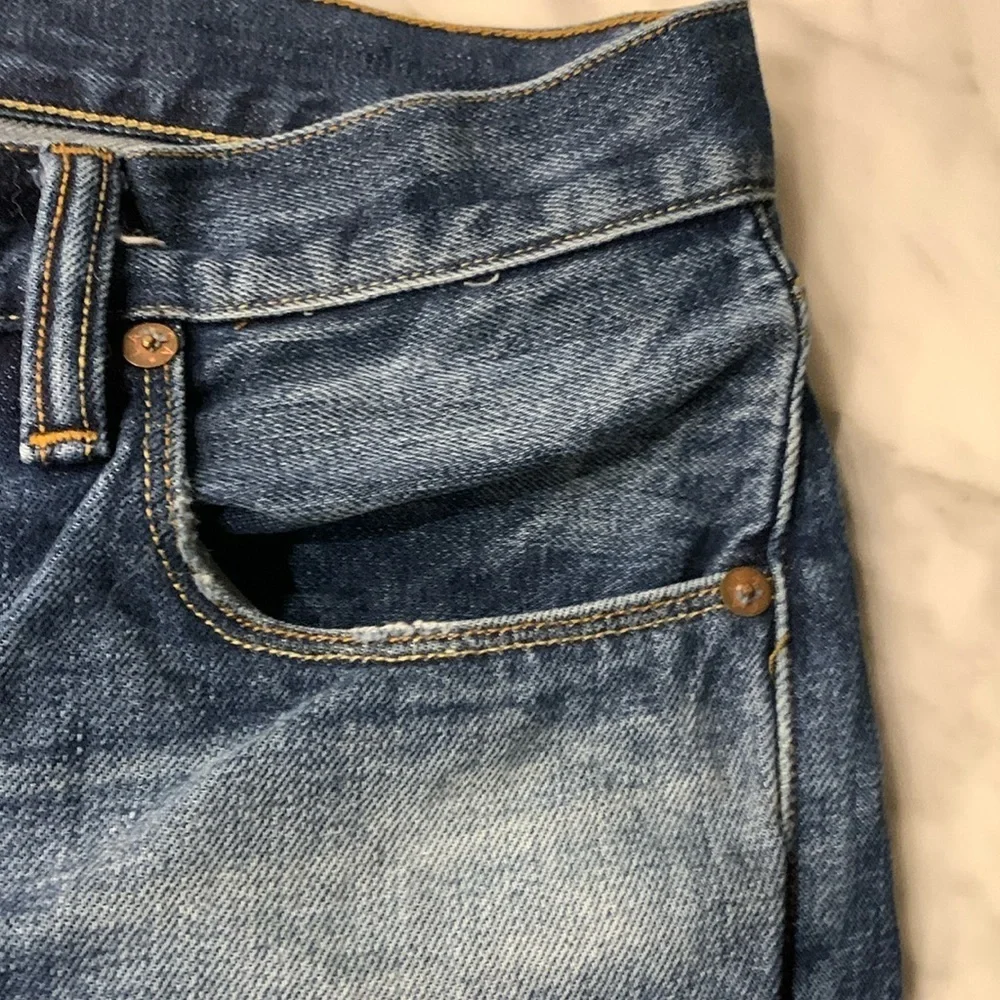Lucky brand legend skinny jean 29x32, White Oak selvedge denim